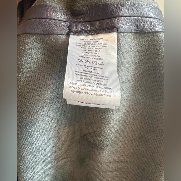 Joie Wyanna Vegan Leather Mini Dress Graphite grey NWT XL - Picture 6 of 9